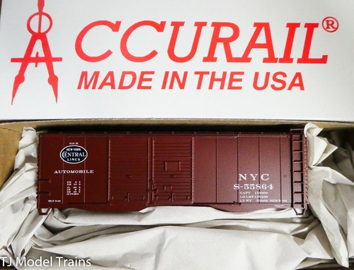 Kit de plástico Accurail HO #3640 (Rd #55864) New York Central (40' Steel Boxcar) | Zustand: New