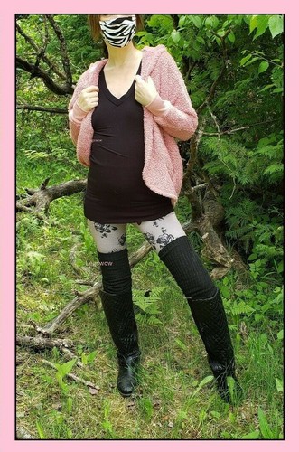 Long Loose Thigh High Slouch Socks 70" Over The Knee White Ribbed Knit Boot 51" - Picture 4 of 24