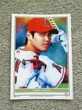2020 Topps Game Within a Game art print 10x14 Shohei Ohtani 48/99 Paul Jennis