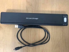 Fujitsu ScanSnap iX100 Document Scanner Portable with ELECOM U2C-AMB10BK