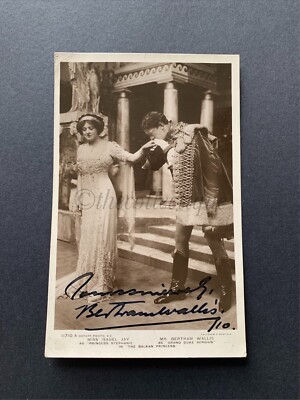 ORIGINAL THE BALKAN PRINCESS BERTRAM WALLIS SIGNED RP POSTCARD -ISABEL