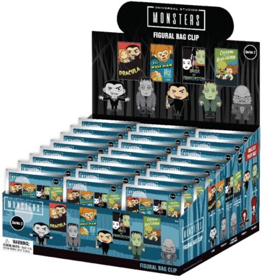 3D Figural Foam Bag Clip Universal Monsters Series 2  Minis Blind Box