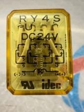 IDEC RY4S-U DC24V 24 VDC Pilot Cube Relay w/ Base