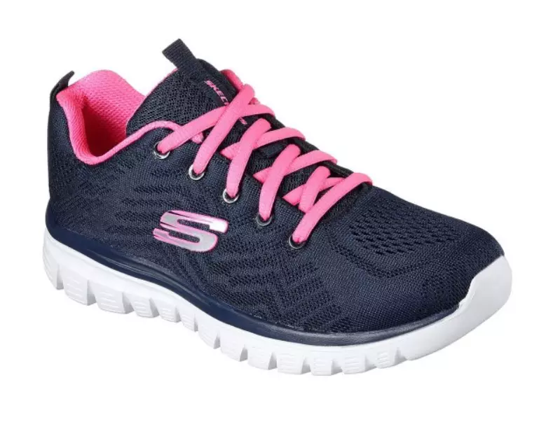 Skechers Gracefull Get Connected Trainers Skechers Womens Memory Foam Wide Fit