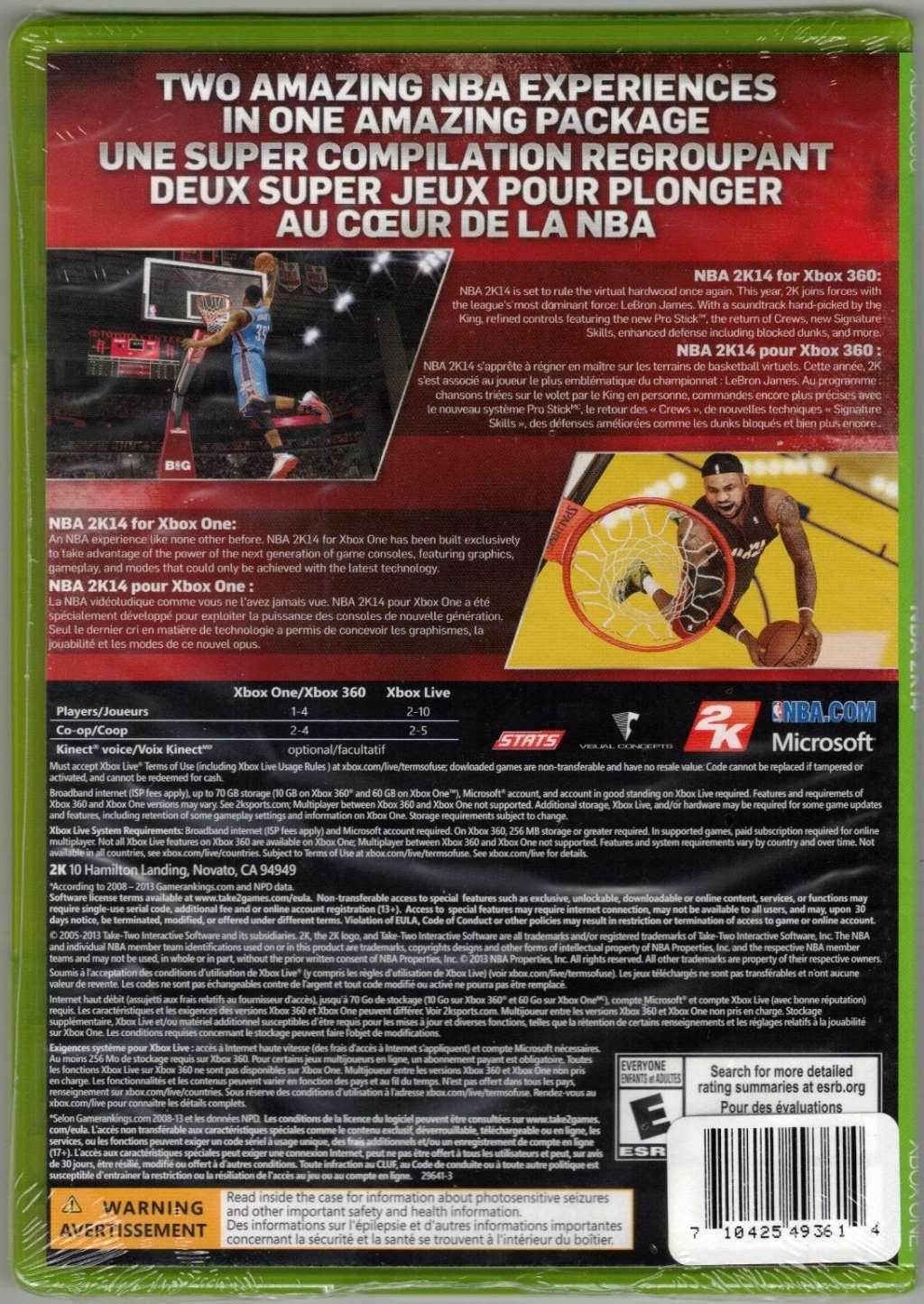 NBA 2K14 Super Fan Pack (Digital Codes Only) Xbox 360 + Xbox One (Brand New  Fact 710425493614 | eBay