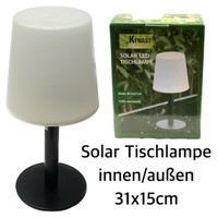 Led Solar Tischleuchte 31X15Cm Innen / AußEn Garten Terrasse Balkon Tischlampe