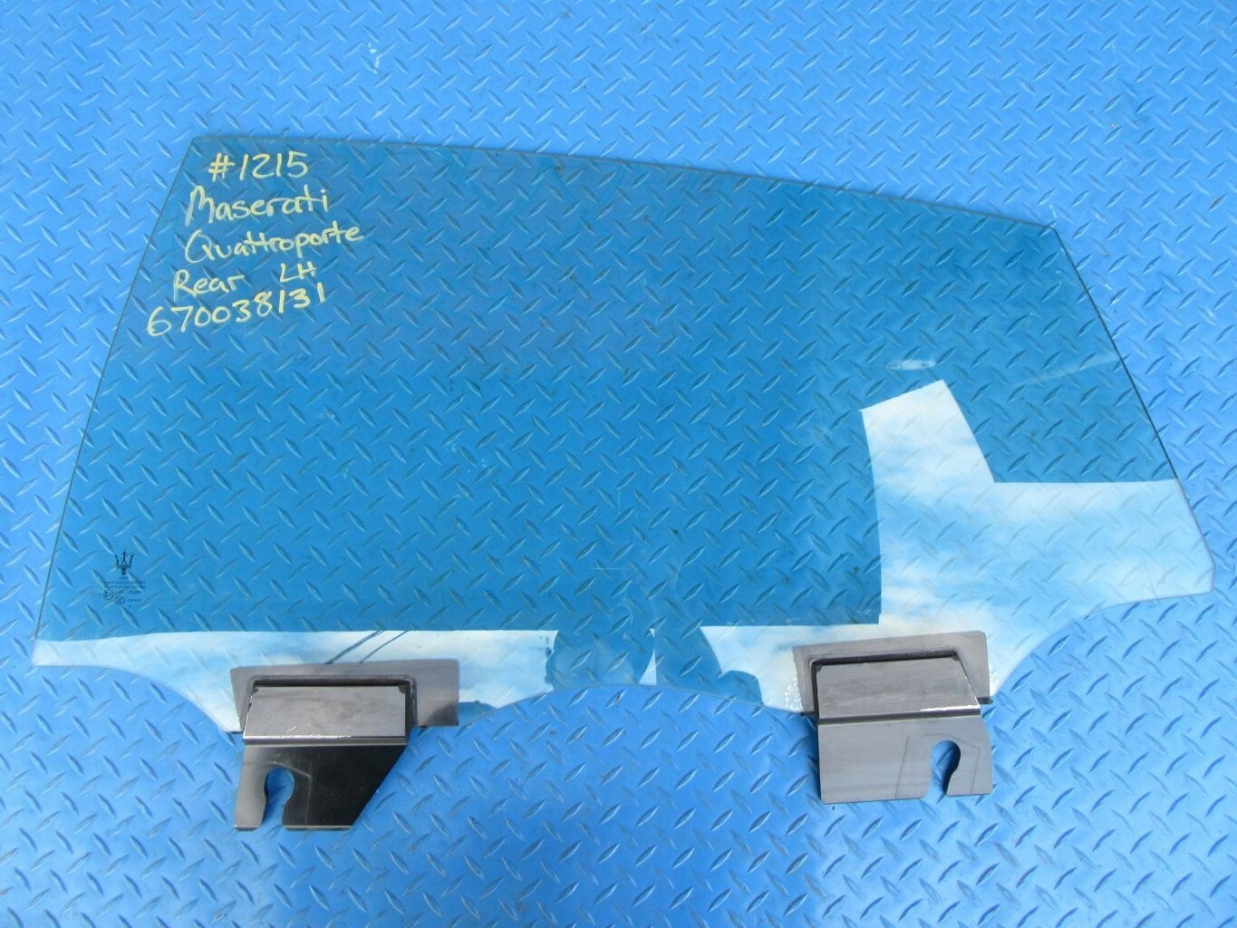 Maserati Quattroporte left rear door window glass #1215