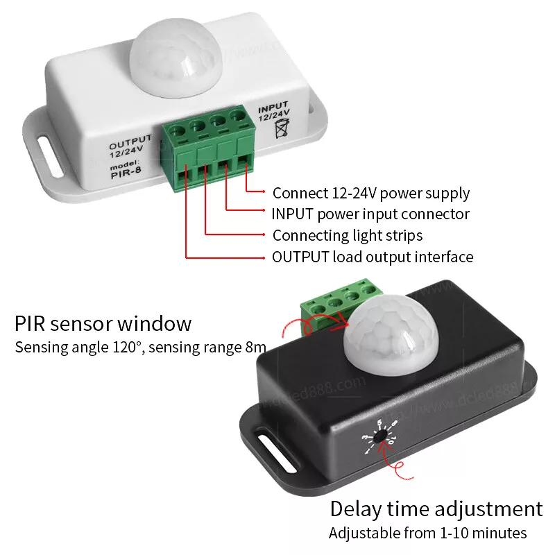 Adjustable pir sensor deals
