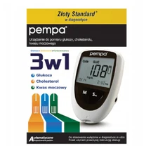 BENECHECK Plus /Pempa Glucometer Multi-parameter, Glucose, Cholesterol Uric Acid