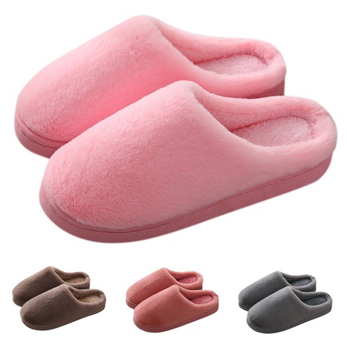 Women's Indoor Shoes Soft-soled Slippers Home Warm Cotton Men Slippers 10.5  | eBay