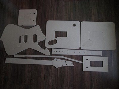Iceman Gitarre Schablone templates Gitarrenbau