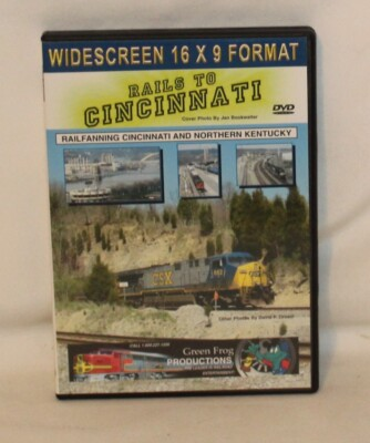 #ad Rails to Cincinnati Railfanning Cincinnato Northern KY DVD Set Railroad Trains $14.95