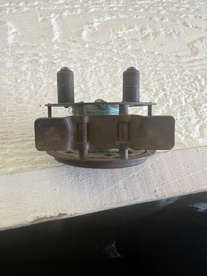 Vintage Metal Fly Fishing Reel W/ Plastic Handle eBay