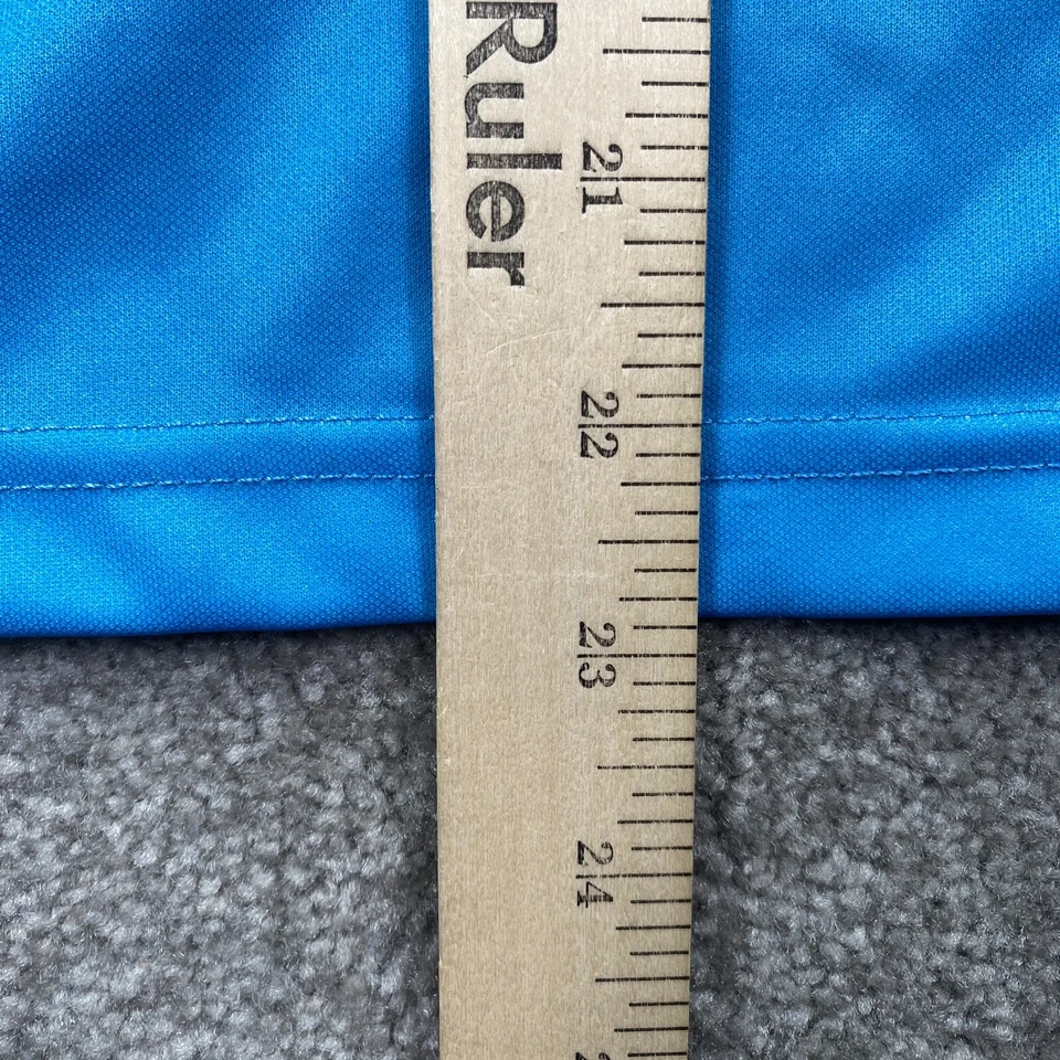 Camiseta deportiva de fútbol High Five para jóvenes con cuello en V talla M azul blanco Foto 4 de 4