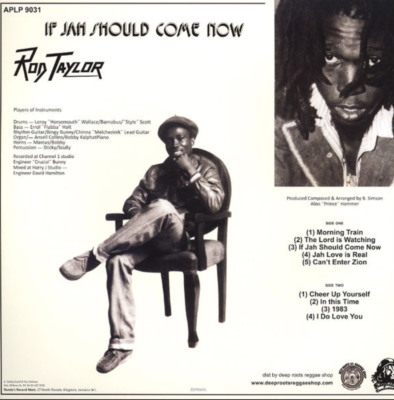 英LP Rod Taylor If Jah Should Come Now APLP9031 Hitrun /00260 Rod Taylor - If Jah Should Come Now LP SEALED Roots Reggae Lp | eBay