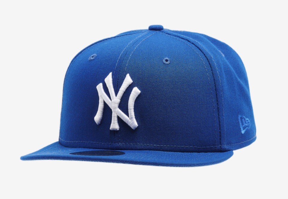 New Era New York Yankees 2000 WS Patch 59FIFTY Blue Hat Size 7 1/2