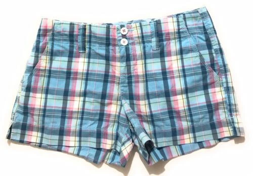 Abercrombie & Fitch Check Juniors Size Shorts for Women