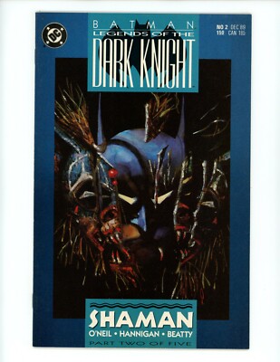 Batman Legends of the Dark Knight #2 Comic Book VF+ 1989 Bruce Wayne
