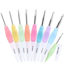 Crochet Hooks Set in Full Size, Crochet Hook Needles Knit Weave Craft Yarn Tool