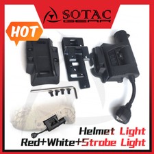 Tactical MPLS Helmet Flashlight Rail Light IR Headlamp Signal Lights Safety Lamp