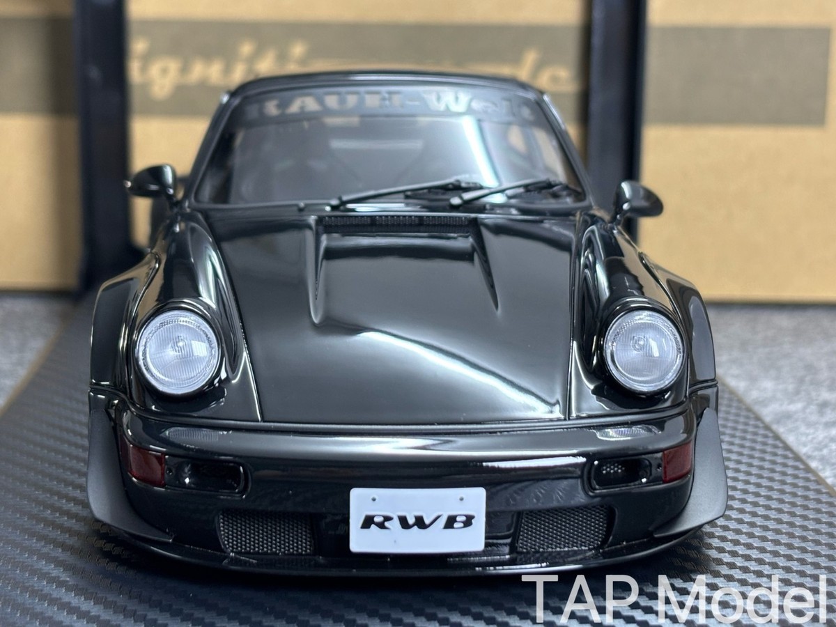 Ignition model 1/18 RWB 964 Black Porsche Resin Cast Limited