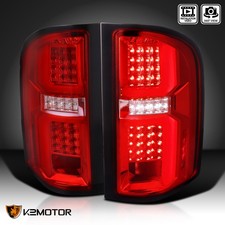 Fits 2007-2013 Chevy Silverado 1500 2500 3500hd Led Tubes Tail Lights Lamps Pair Fits 2007-2013 Chevy Silverado 1500 2500 3500hd Led Tubes Tail Lights Lamps Pair