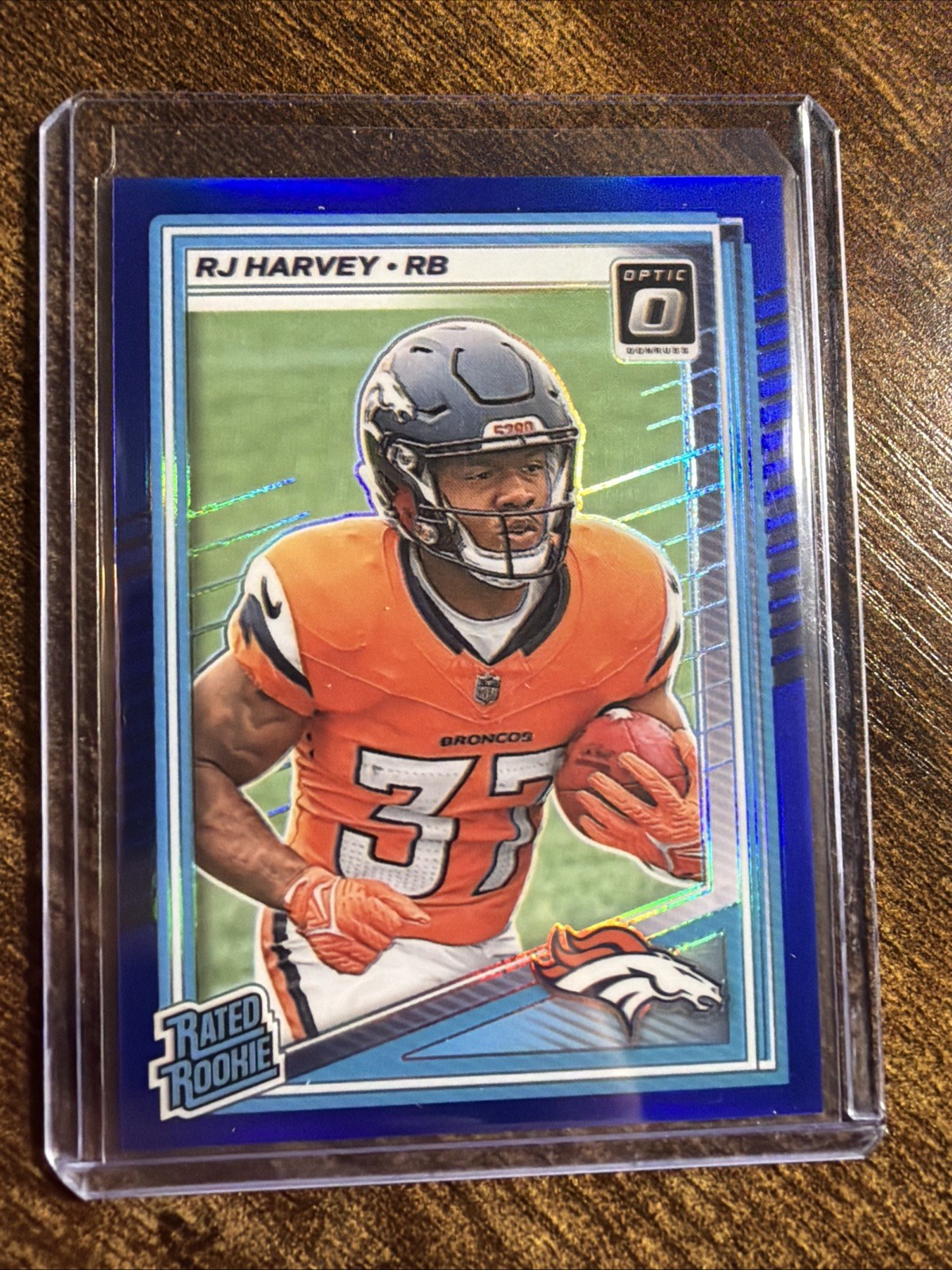 2025 Panini Donruss Optic - RJ Harvey Rated Rookie Blue /249 #208