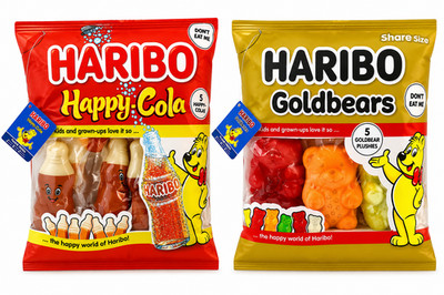 Haribo Dekokissen Goldbären / Happy Coca Cola Flaschen NEU OVP Limited