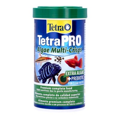 TETRA PRO ALGAE VEGETABLE PREMIUM FISH FOOD WITH SPIRULINA CRISPS 95G (WAS 81G)