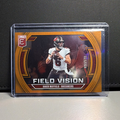 Panini 2025 Donruss Elite Baker Mayfield Field Vision Orange #5 /199 Buccaneers