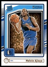 2024-25 Donruss #238 Melvin Ajinca RC Dallas Mavericks NM+