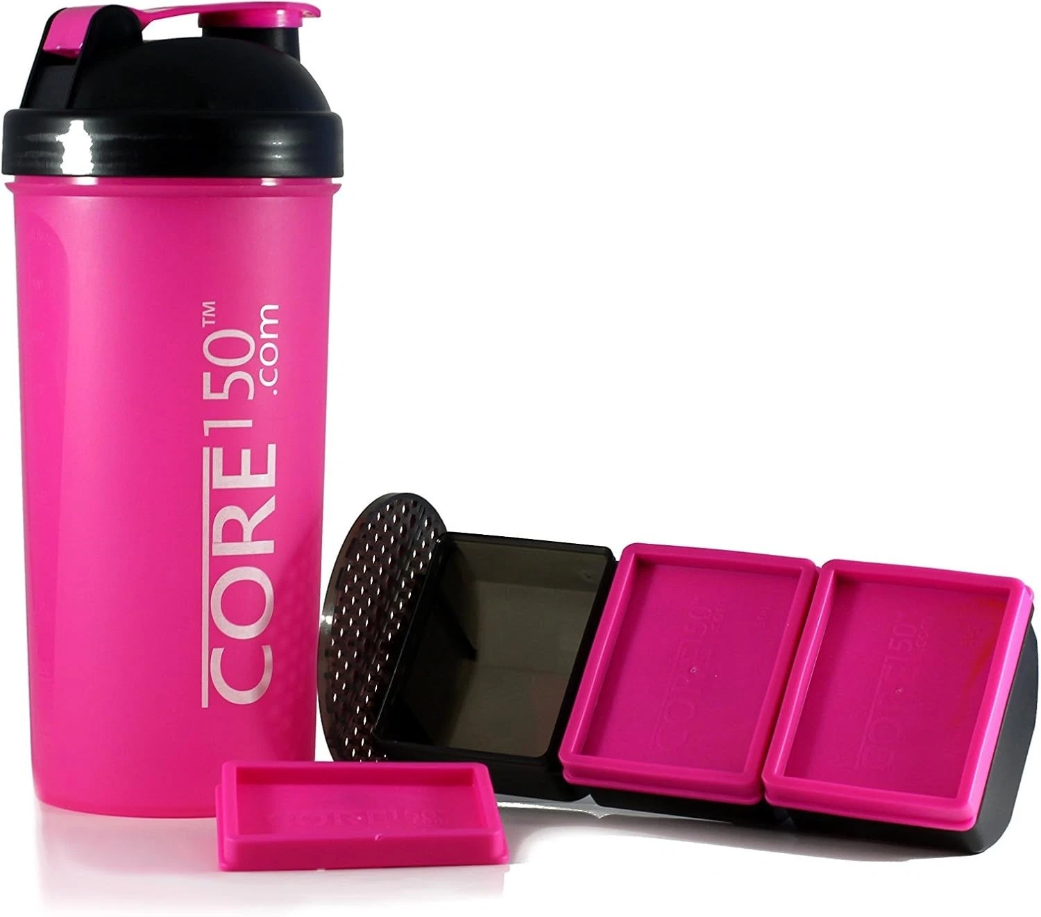 Core150 Attitude Shaker - Pink - 35oz Protein Shaker Bottle
