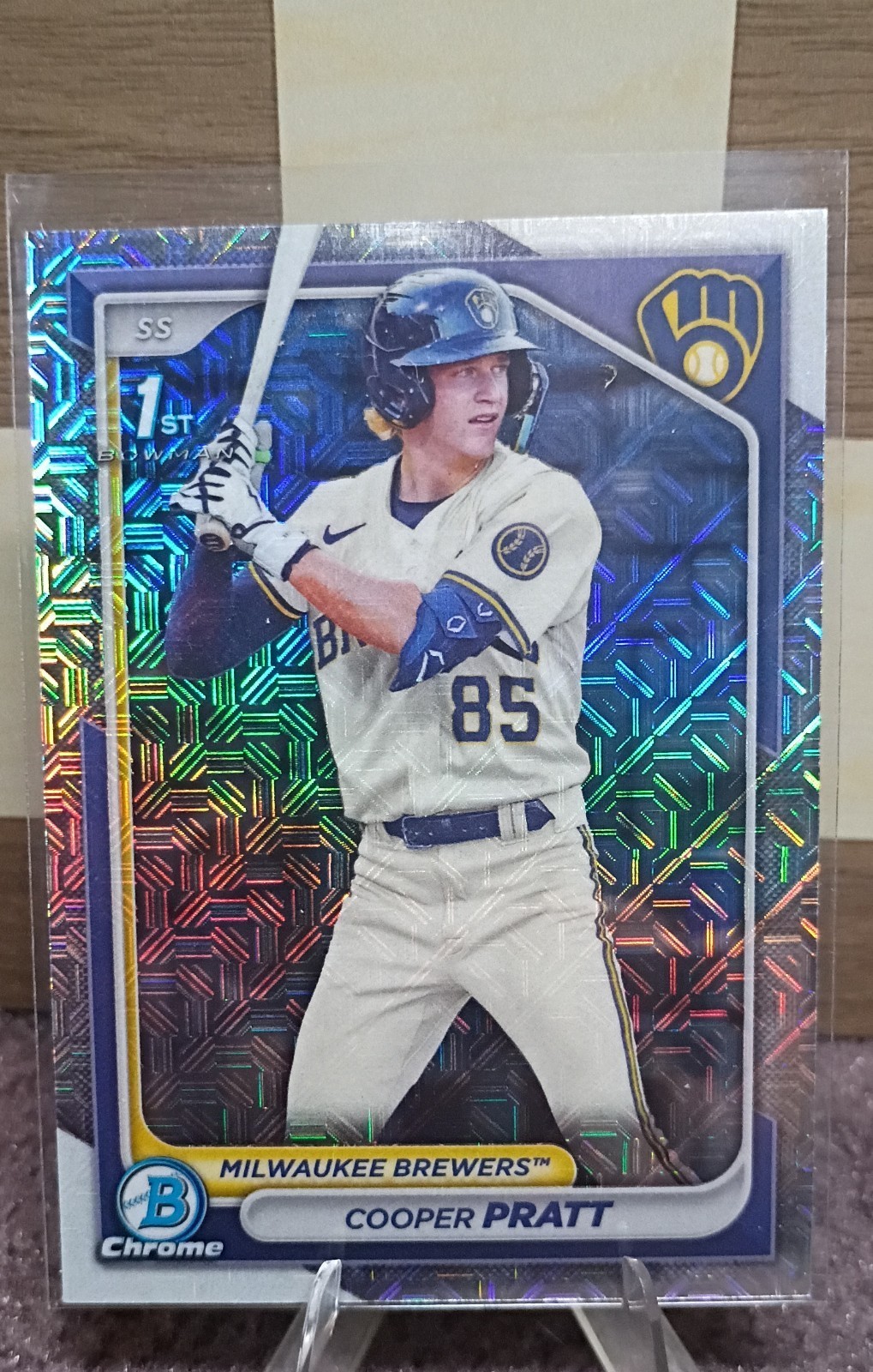 2024 Bowman - Chrome Prospects Cooper Pratt #BCP-137 Mojo Refractor (RC)