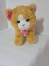FurReal Friends Daisy Play With Me Orange Cat Plush Interactive Toy Hasbro Works