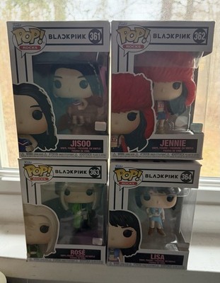 Funko Pop! Vinyl Blackpink Shut Down Jisoo, Jennie, Rosé, Lisa #361-364 Set of 4