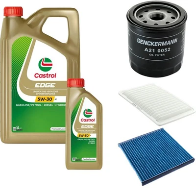 Inspection Set Castrol EDGE 5W-30 M Moteur 6L Pour Lexus RX 300 Toyota Camry - Photo 1/4