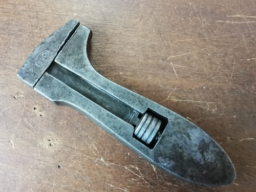 Vintage 5 3/4" SSP Adjustable Spanner for Jaguar classic car toolkit. 