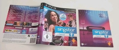 SingStar + Dance - PlayStation 3 / PS3 Cover + Anleitung / Manual  