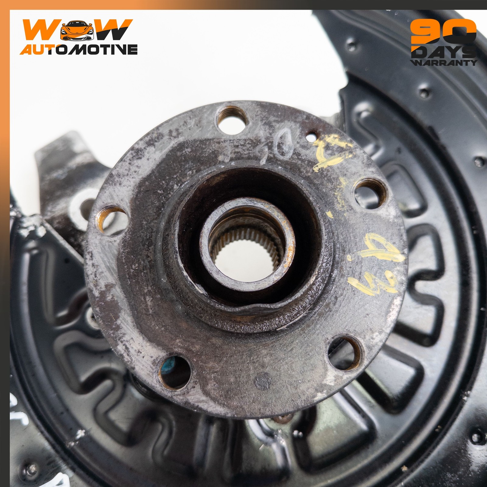 04-13 BENTLEY CONTINENTAL FLYING SPUR REAR RIGHT SPINDLE KNUCKLE HUB OEM