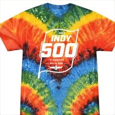 NWT - Indy 500 Event Tie Dye T-Shirt 2025 Indianapolis 500 109TH Running - LARGE