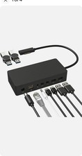 Kabcon Surface Dock Surface Docking Station with 90W Power Supply 10 in 1
