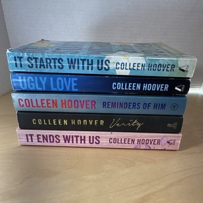 Colleen Hoover PB Fiction Romance Lot: It Starts With Us, Ugly Love Verity