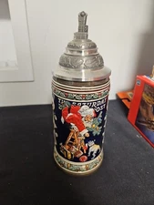 SATURDAY EVENING POST BEER STEIN, SANTA'S HELPER, 1993, Germany, SP Gerz