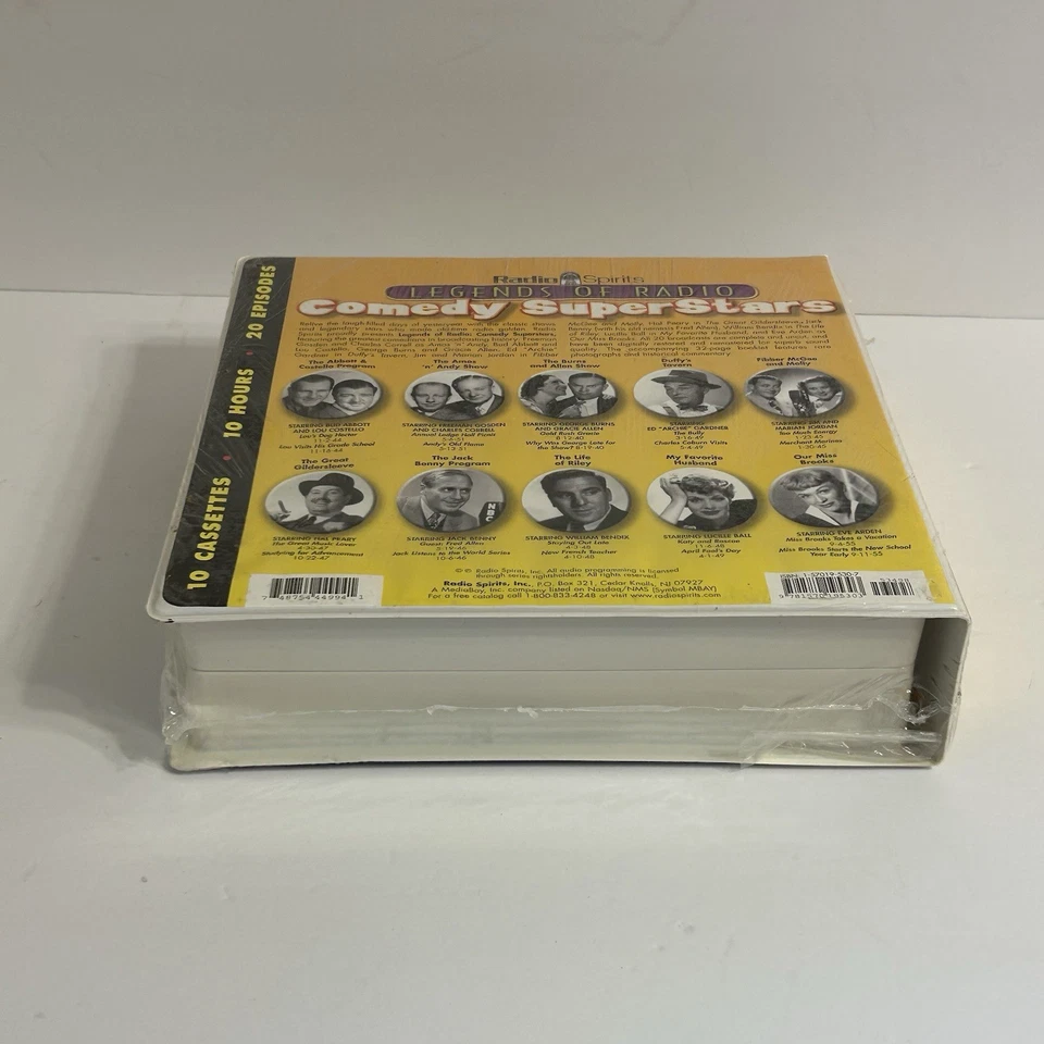 Legends Of Radio Comedy Superstars 10 Cassette Tape Set Radio Spirits NEW SEALED - Image 2 of 4