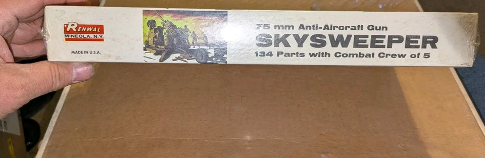 Kit Modelo Antiaéreo Renwal Skysweeper 75mm De Colección Escala 1/32 Sin Construir Nuevo de Lote Antiguo Foto 2 de 4
