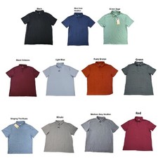 Member's Mark Men's 4 Way Stretch Moisture Wicking Short Sleeve Classic Fit Polo