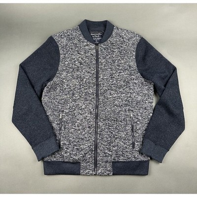 Abercrombie Fitch Jacket Men's S Bomber Varsity Insulated Quilted Blade Collar