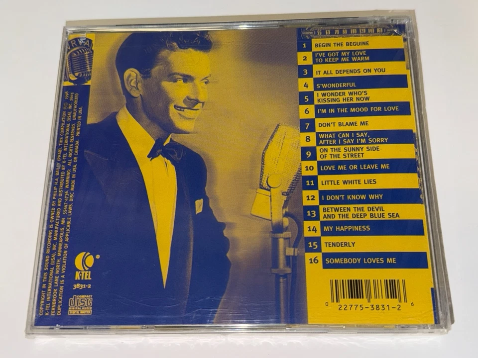 Frank Sinatra "The Golden Days of Radio" CD 16 Songs 1998 K-Tel *NEW/SEALED* - Image 2 of 4