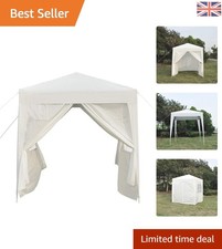 2 x 2 m Garden Pop Up Gazebo, Wedding Party Tent Marquee, Water Resistant Awn...