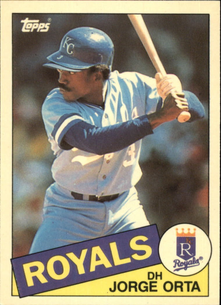 1985 Topps Tiffany #164 Jorge Orta - BB